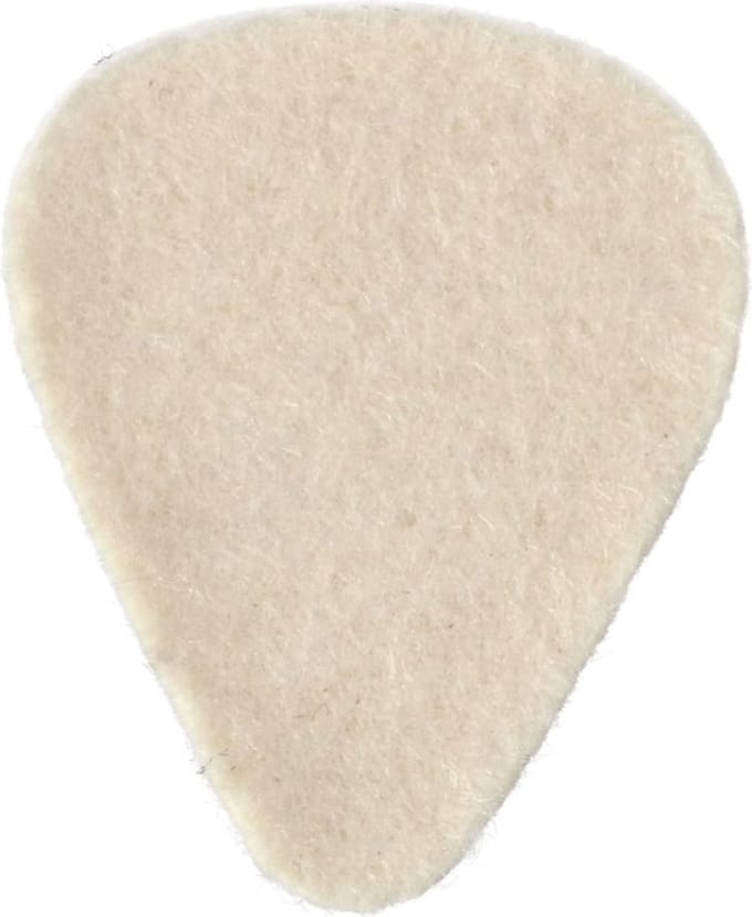 Jim Dunlop 8011 - Plectrums - Nick Lucas Felt - 3,2 mm - Zak 12 Stuks