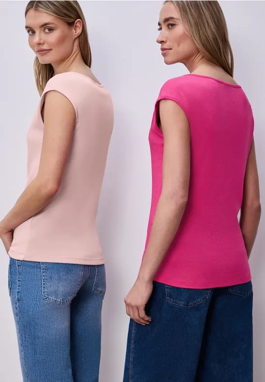Basic shirts in een 2-pack
