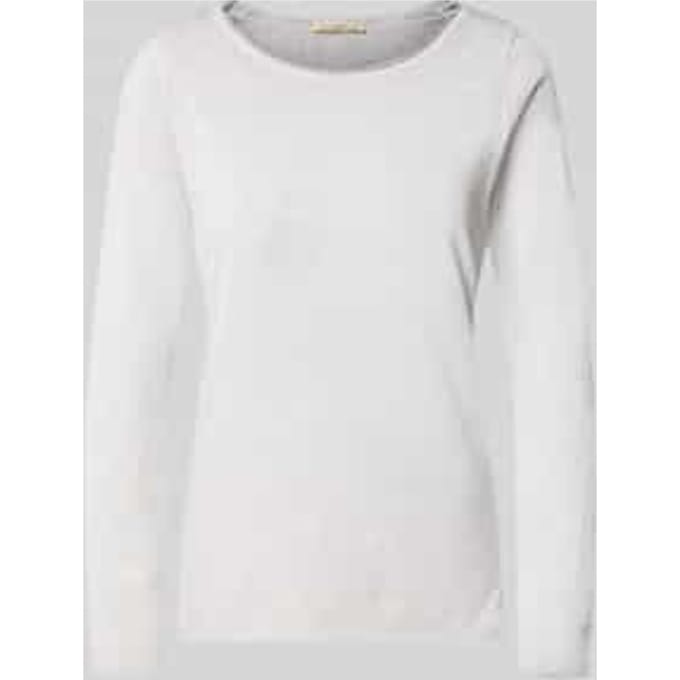 Regular fit shirt met lange mouwen met structuurpatroon
