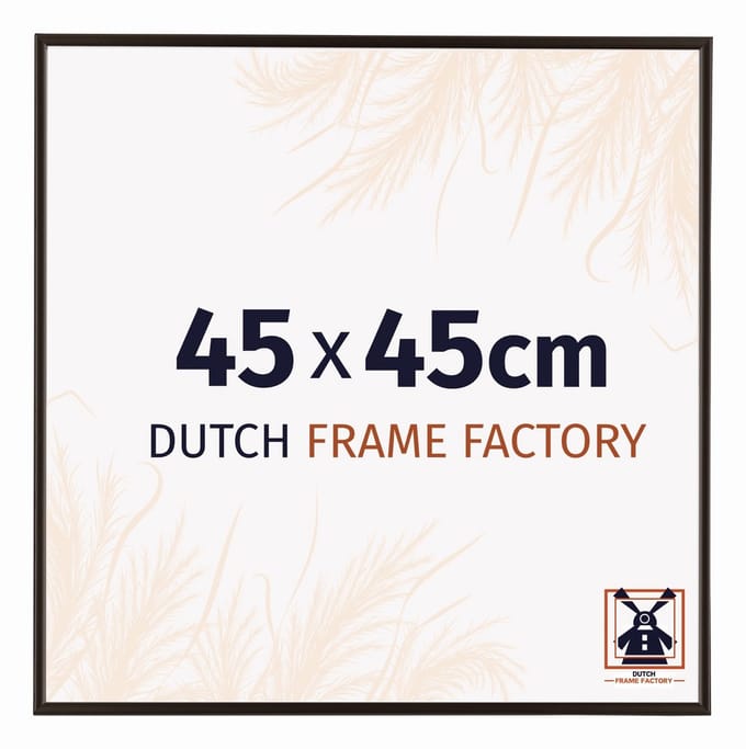 Fotolijst 45x45 cm - Kunststof - Antraciet - Easy