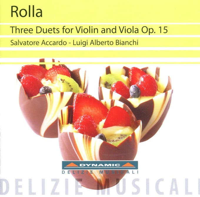 Salvatore Accardo & Luigi Alberto Bianchi - Rolla: Three Duets For Violin And Viola, Op.15 (CD)