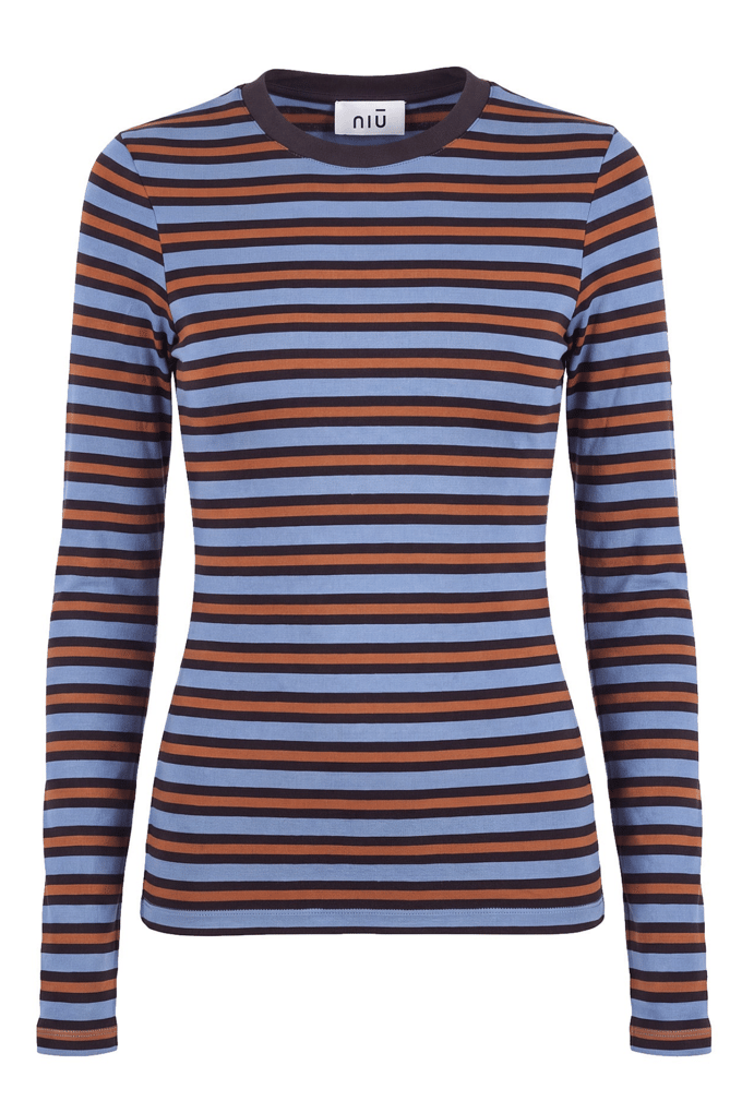 Niu - T-shirt - 480649 - Blue/Rugine