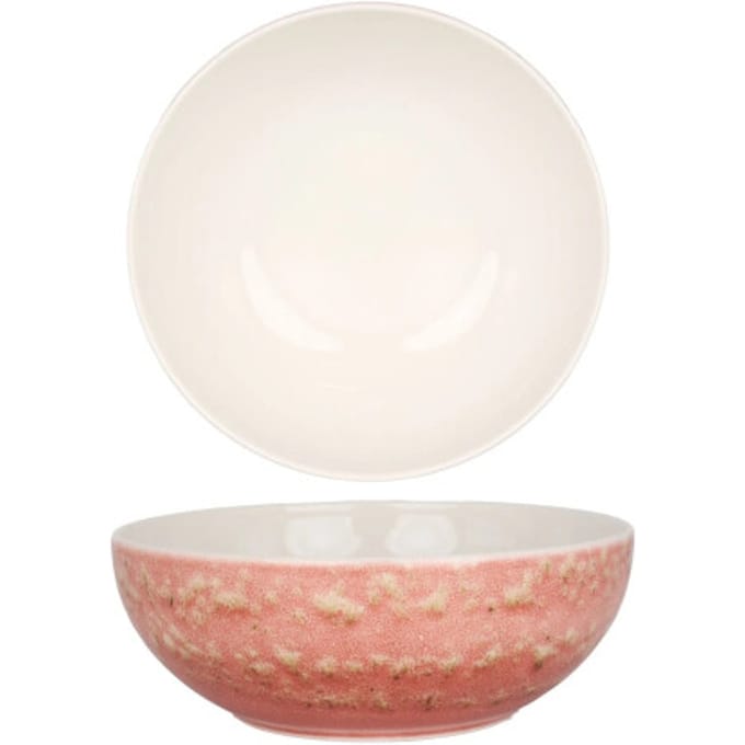 Rinart Kommetje - Rosa - Porselein - 18 cm (1000cc) - set van 6