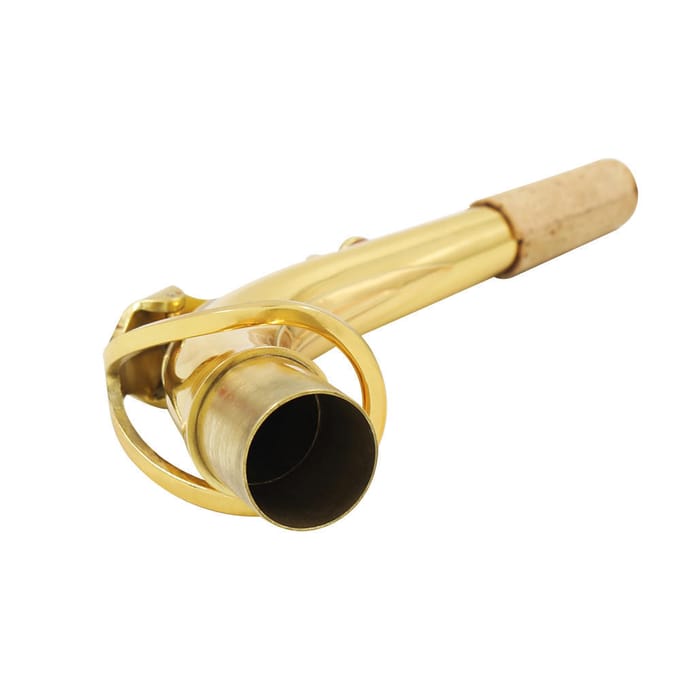 Altsaxofoon Sax Bend Neck Messing 24,5 mm met kurkvet Saxofoon beige