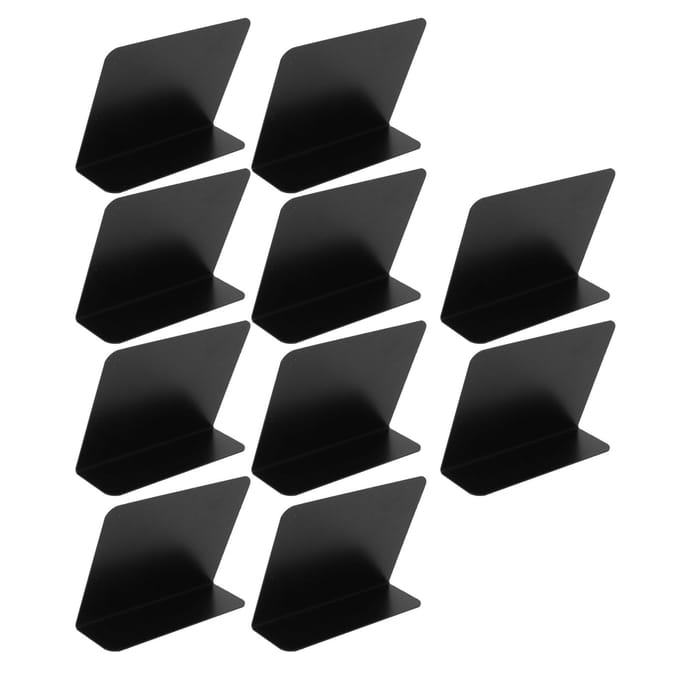 10 stuks Mini Schoolbord Set Display Zwart Schoolbord Buffetborden voor Bruiloft Manicure Winkel black