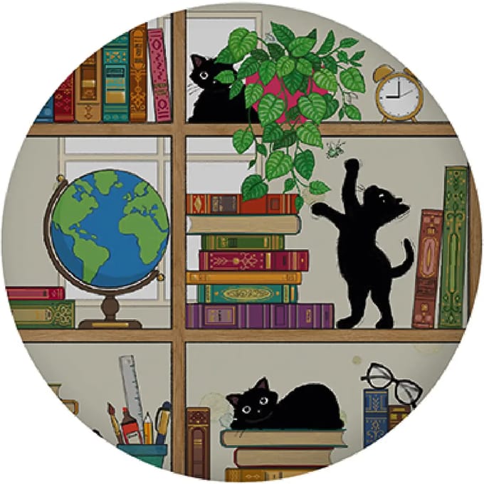 Ronde magneet Kiub Bug Art Chatons Bibli