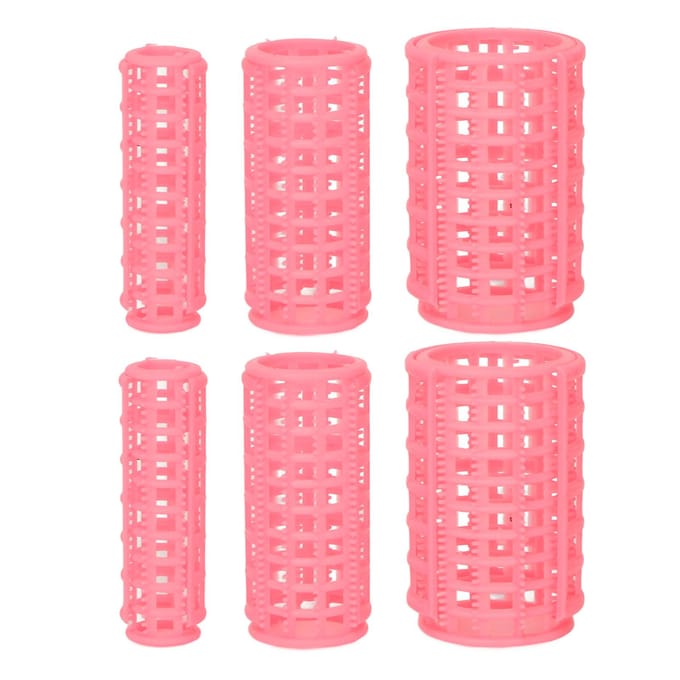 30 stuks Haarroller Professioneel Vrouwen Thuis Zelfklevende Haarkrullers Set Styling Tool voor Dik Dun pink