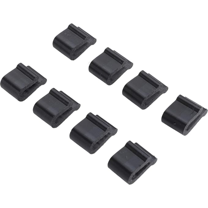 8 STuks Oven Deksel Beschermers Clips Plastic Kookgerei Beschermers Clips Multifunctioneel Pot Deksel Flexibel black