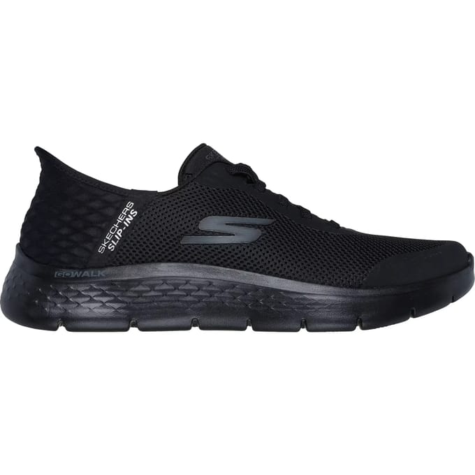 Skechers Slip-ins: GO WALK Flex - Hands Up Instappers - Zwart