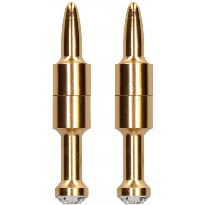Ouch - Magnetische Tepelklemmen - diamant pen - Goud