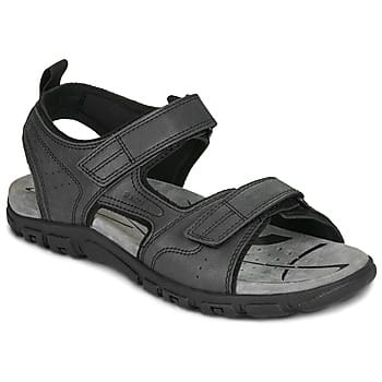 GEOX STRADA HEREN Sandalen - ZWART - Maat 40