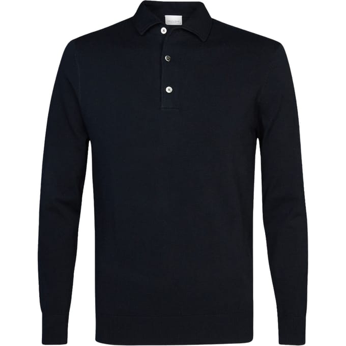 Profuomo Polo Onepiece Polos Donkerblauw Pp2j00009