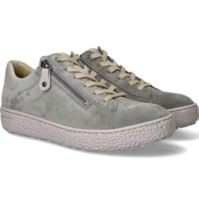 Hartjes - 162.1417/99 - Dames veterschoenen - Kleur: Groen - Maat: 41