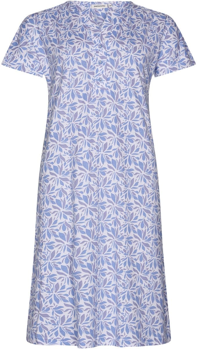Dames Nachthemd Pastunette - Soft Blue - Katoen - Maat 42