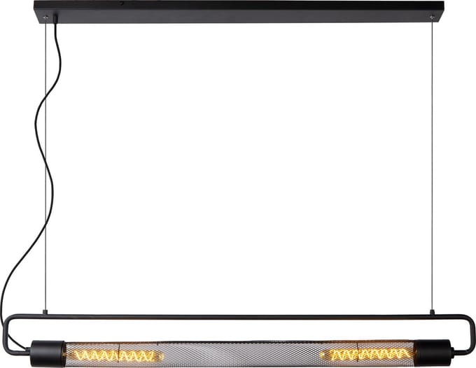 Lucide CALIXT - Hanglamp - 2xE27 - Zwart