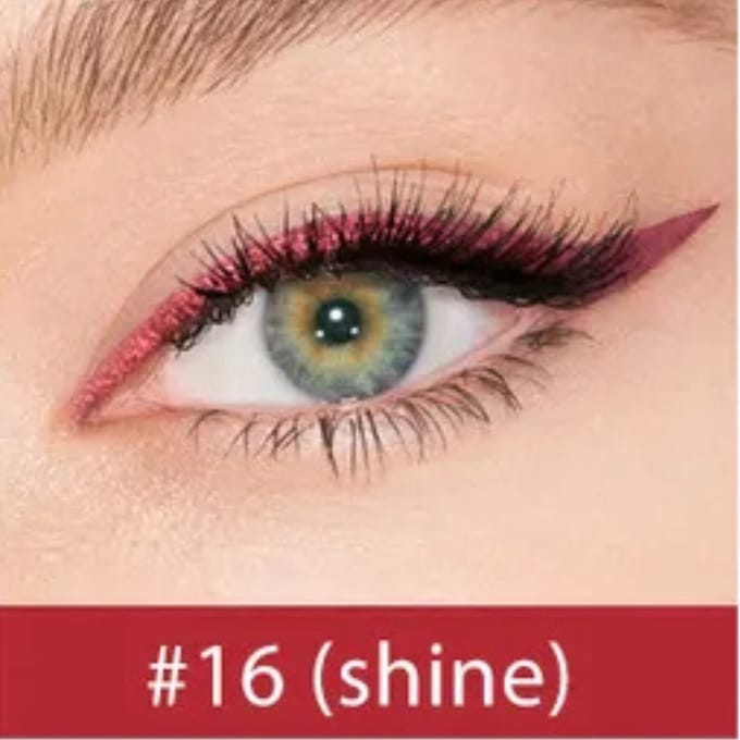 Waterproof Shiny Gel Eyeliner - 16 Red - 0.2g