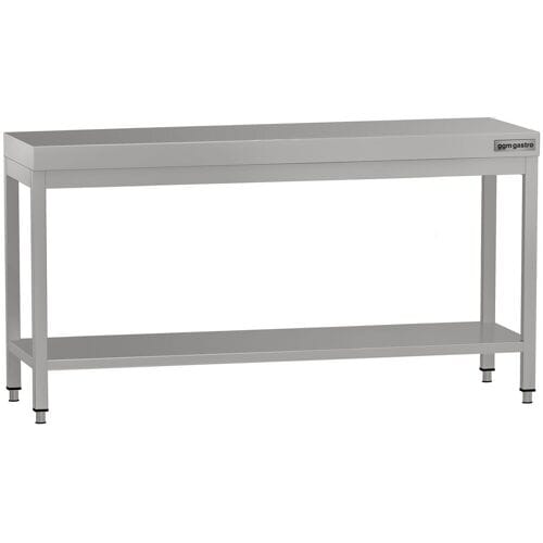 GGM Gastro RVS werktafel ECO - 2000x700mm - met onderschap zilver