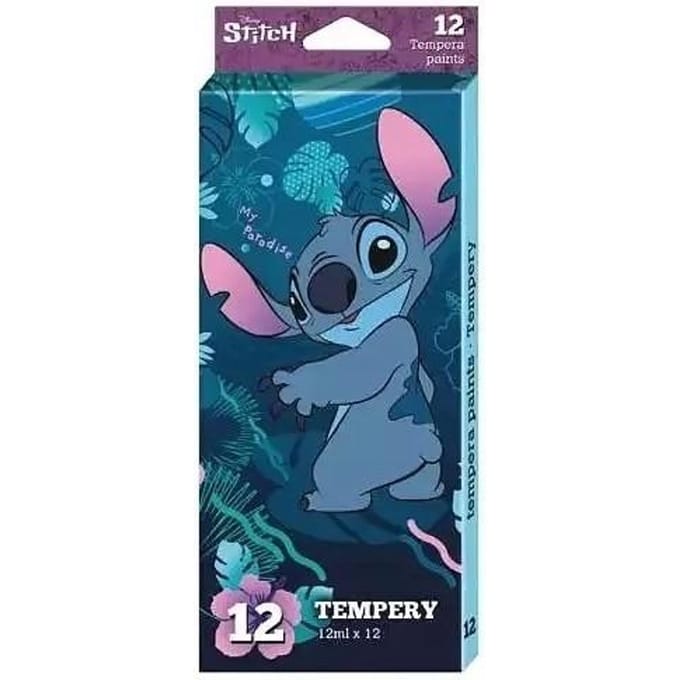 Coolpack Disney Core - Schoolpakket - 12 kleuren - 12ml Tubes - Stitch Thema
