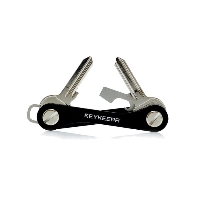 Keykeepa aluminium voor maximaal 12 sleutels, zwart
