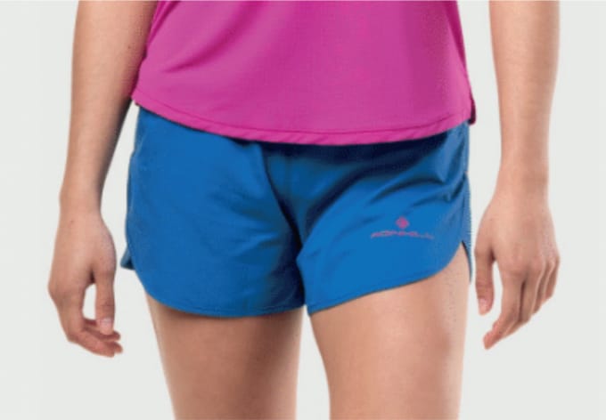 Ronhill | Wmn's tech 4.5 Short | Hardloop korte broek | Blue | S