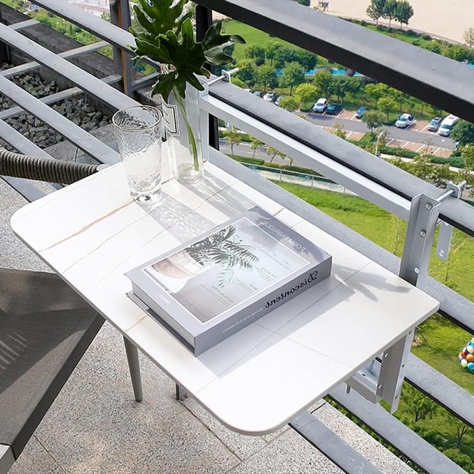 Balkon Tafel - Opklapbaar Buitentafel - Buiten Zitten - Verstelbaar - Niet Gespecificeerd - Niet Gespecificeerd