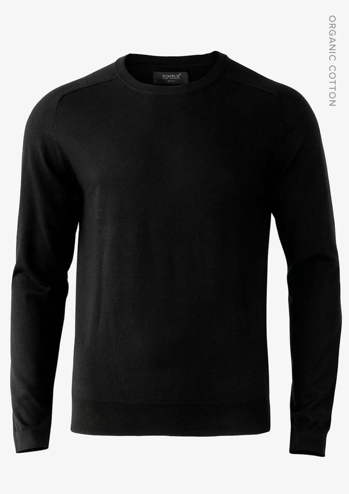 Brighton O-Neck Men - Zwart pullover | Maat S