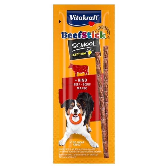 20g Rundvlees 10st. Vitakraft Rundvlees Stick School hondensnacks