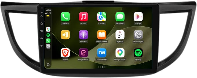 Carplay autoradio geschikt voor Honda CR-V | 2013 t/m 2018 | Android 13 | Draadloos Apple Carplay & Android Auto | 2GB + 32GB | 8-Core processor | Davilon | 2025 model | 2013 2014 2015 2016 2017 2018 | Bluetooth & Wifi