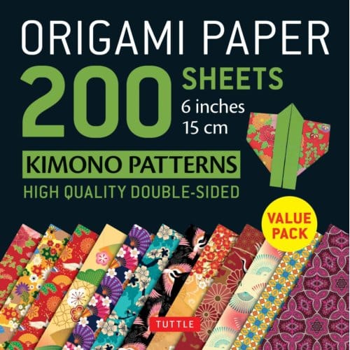 Origami Paper 200 Sheets Kimono Patterns 6 (15 Cm) - Tuttle Publishing