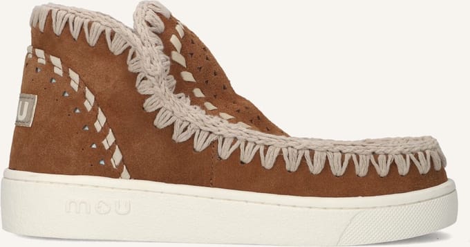Mou Eskimo Sneaker Sneakers - Suède - Dames - Cognac - Maat 37