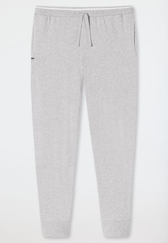 Langere broek met manchetten, grijs gemêleerd - Mix+ Relax 48