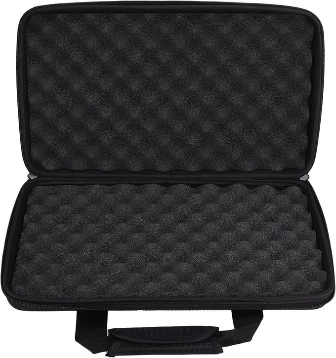 Draagbare Hard Case voor 2-Channel DJ Controller, Bescherming en Opbergtas met Voering voor DJ Apparatuur en Accessoires