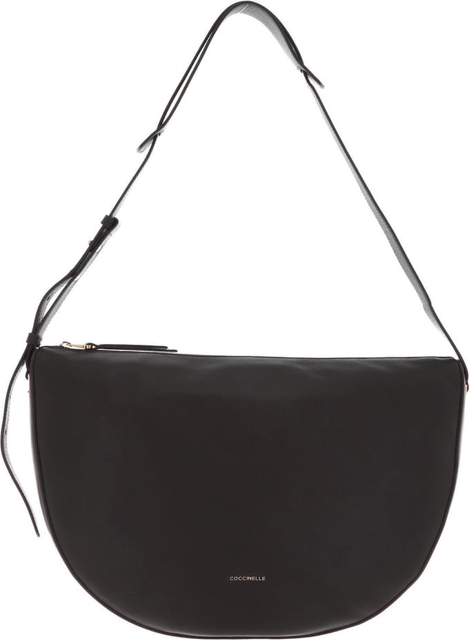COCCINELLE Leren Schoudertas Lea Shoulderbag Bark Donkergroen