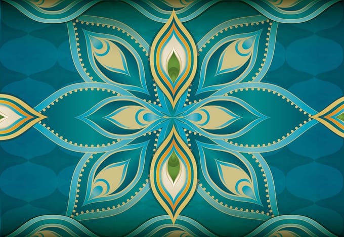 Fotobehang Abstract Art | PANORAMIC - 250cm x 104cm | 130g/m2 Vlies