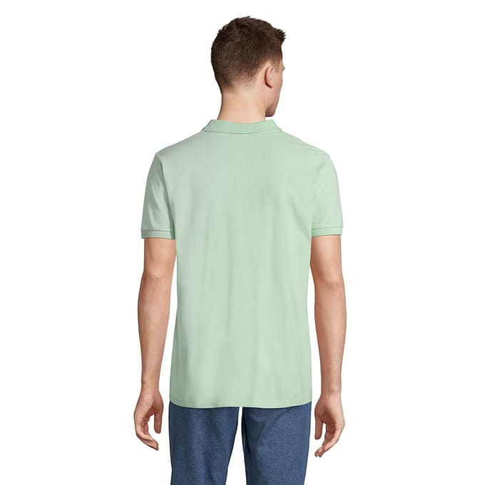 SOLS Heren Planet Poloshirt (Bevroren groen)