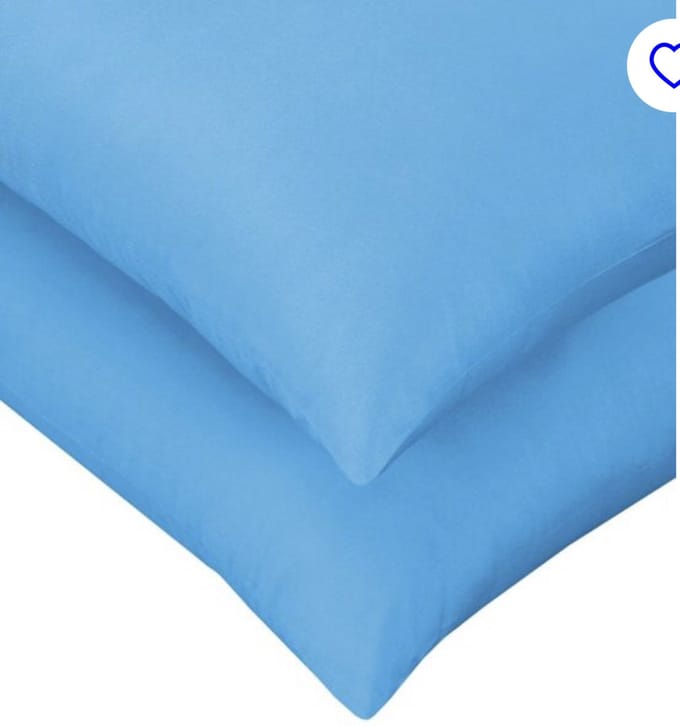 100% Katoen - Kussenslopen - Set van 2 - 60x60 cm -Lichtblauw