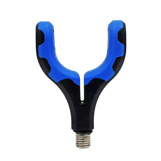 Support de canne à pêche à la carpe Têtes en U Poignées de canne Accessoire de matériel de pêche bleu