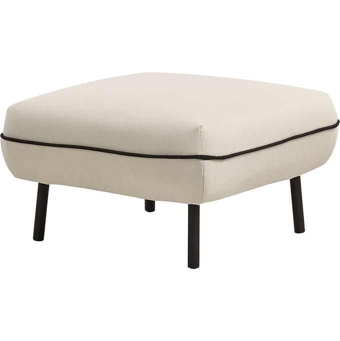 TONSBERG - Ottomaan - Lichtbeige - Polyester