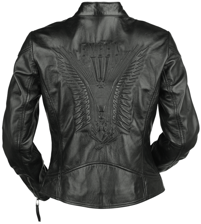 Rammstein Lederen jas - Engel - M tot XL - voor Vrouwen - zwart