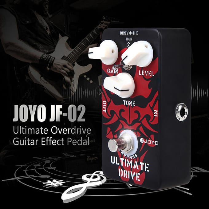 JOYO JF02 Ultimate Drive Overdrive Gitaareffectpedaal red