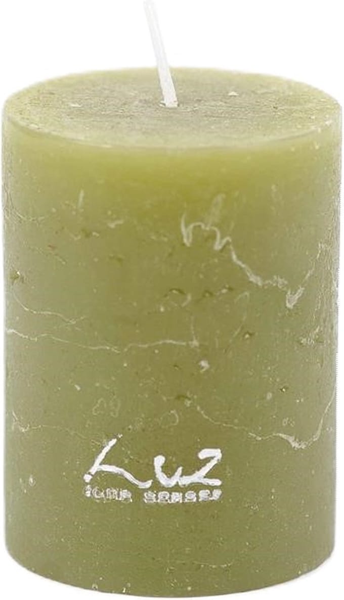 Rasteli Luz Your Senses Stomp Kaars Groen D 6 cm H 8 cm Voordeelaanbod Per 2 Stuks