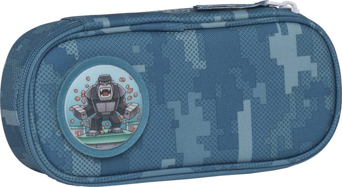 Beckmann etui - ovaal - leeg - Jungle Game green