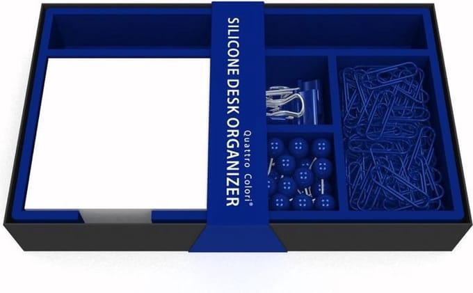 Bureau Organizer Quattro Colori Donkerblauw