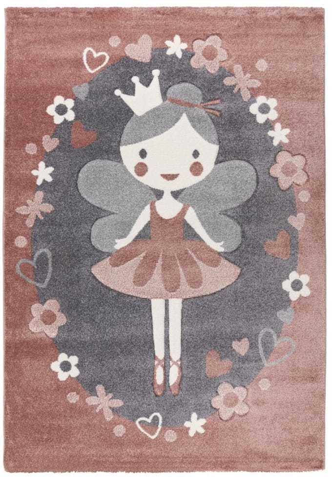 Happy Kinderkleed – Little Princess – Roze – Laagpolig & Pluisvrij