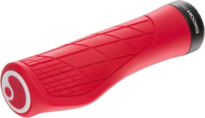 Fietsgrepen - Handvatten - Fietsen - Zachte rubbermix - 30 mm diameter - Rood