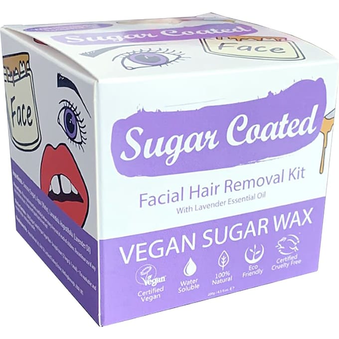 Sugar Coated Facial hair removal kit 200 Gram