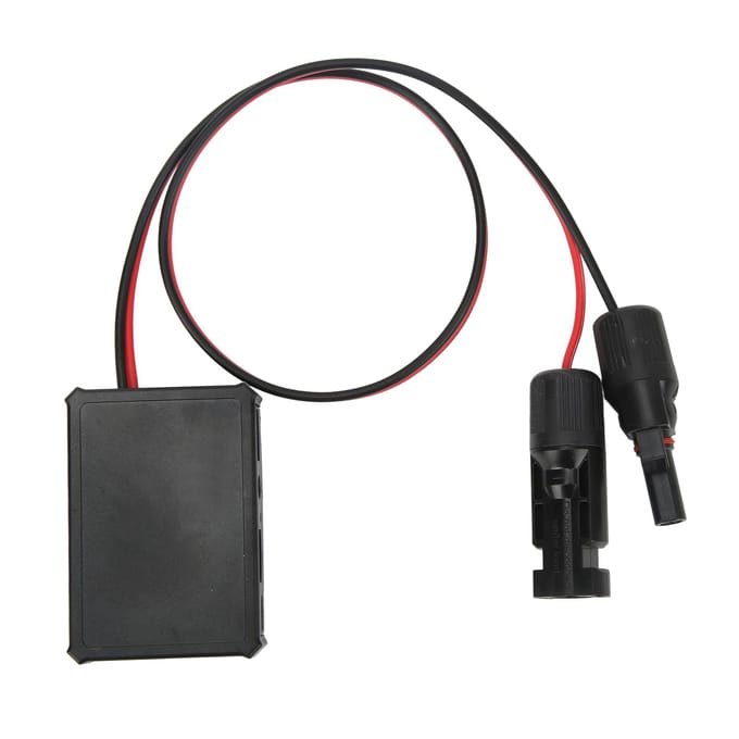 Zonnepaneel USB Spanningsregelaar Adapter met TYPE C DC USB Interface voor Zonne-systeem Telefoon black