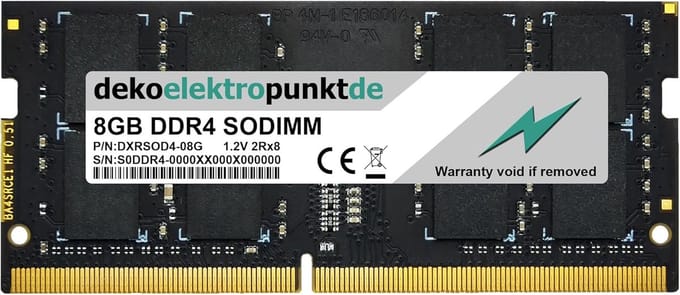 RAM Geheugen Module - Interne Component - Opslag Uitbreiding - Dual Channel Functie - 6.9 x 3 x 0.3 cm