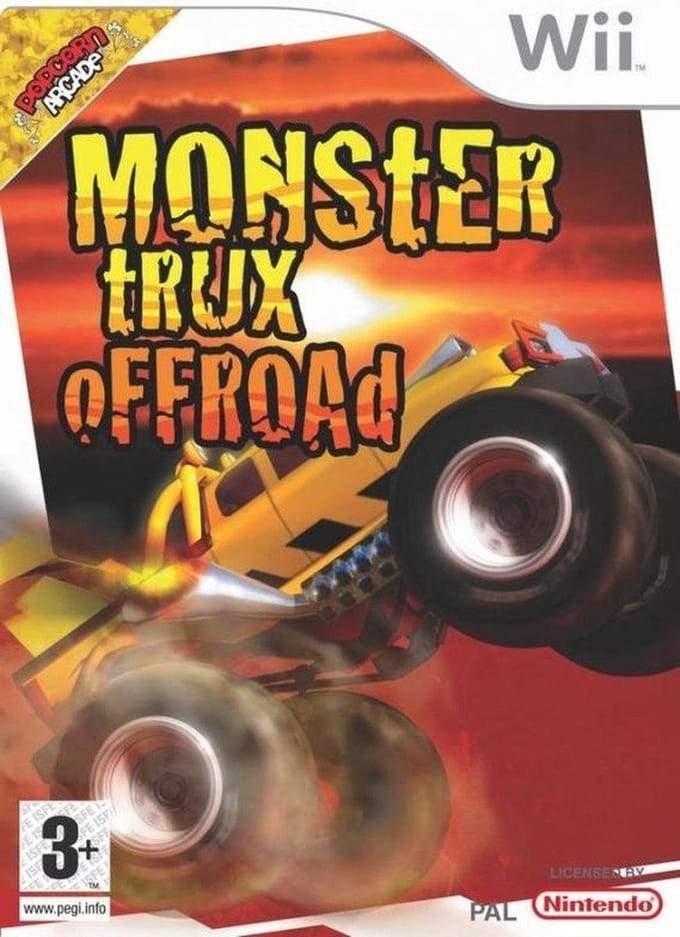Monster Trux offroad (wii used game)