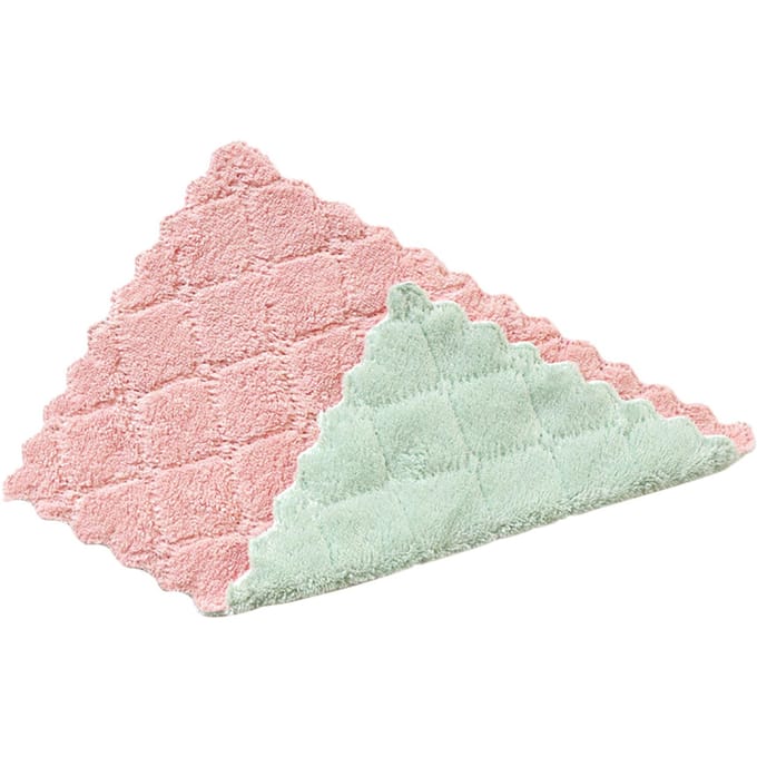 Absorberende Reinigingsdoek Super Krachtig Herbruikbaar Dubbelzijdig Microvezeldoekje Droog Nat Dubbel Gebruik white